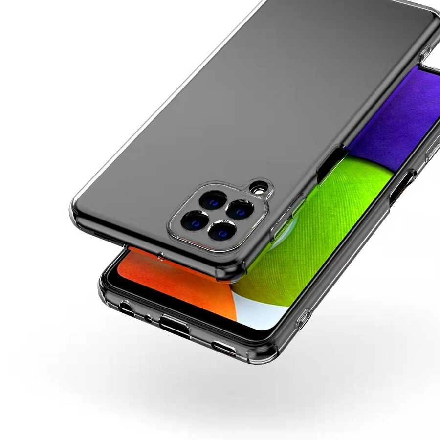 Galaxy Uyumlu M22 Kılıf Zore Kamera Korumalı Süper Silikon Kapak