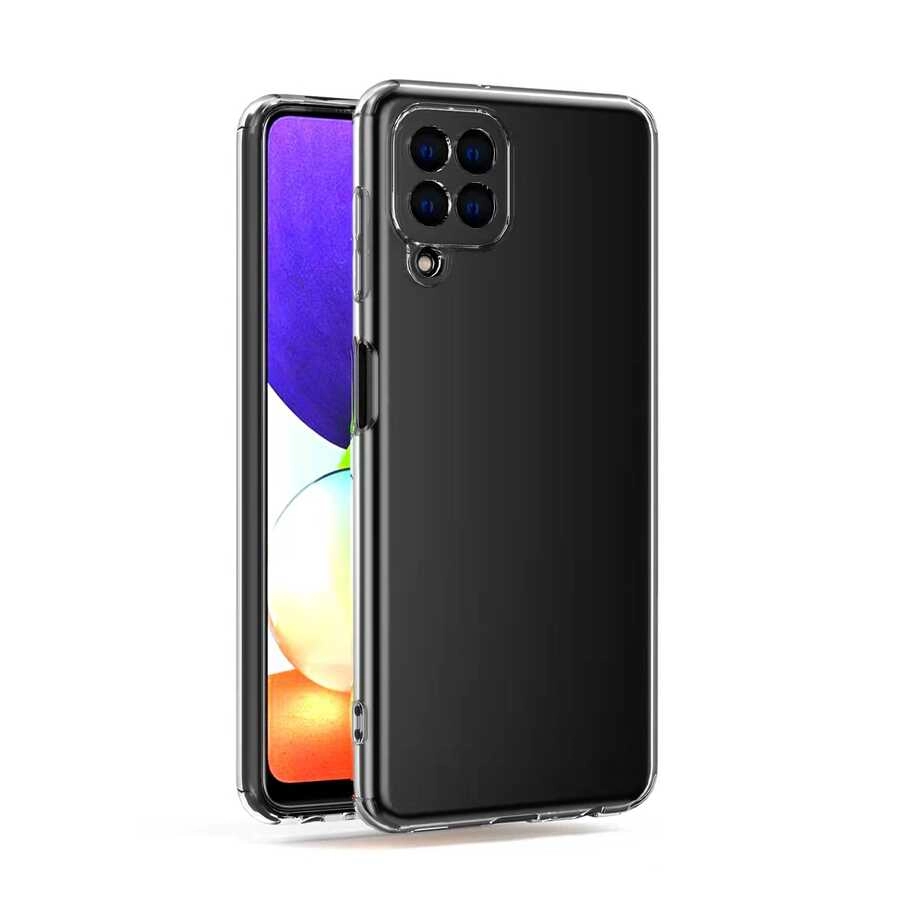 Galaxy Uyumlu M22 Kılıf Zore Kamera Korumalı Süper Silikon Kapak