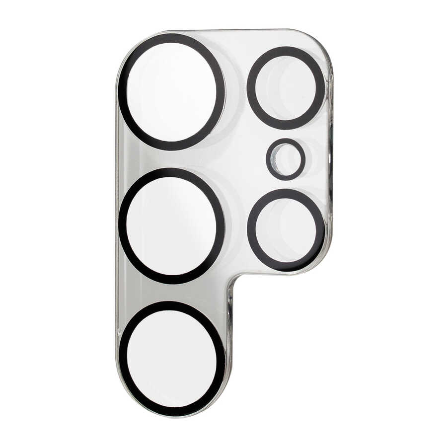 Galaxy Uyumlu S22 Ultra Zore 3D Kamera Camı-Renksiz