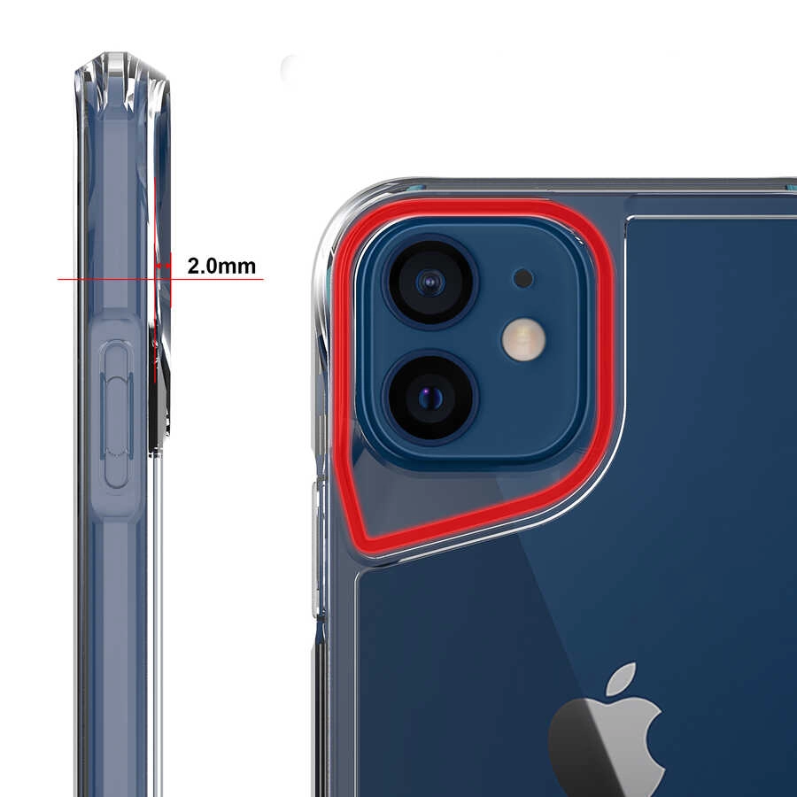 iPhone Uyumlu 12 Kılıf Zore T-Max Kapak