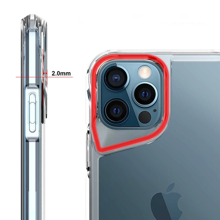 iPhone Uyumlu 12 Pro Kılıf Zore T-Max Kapak