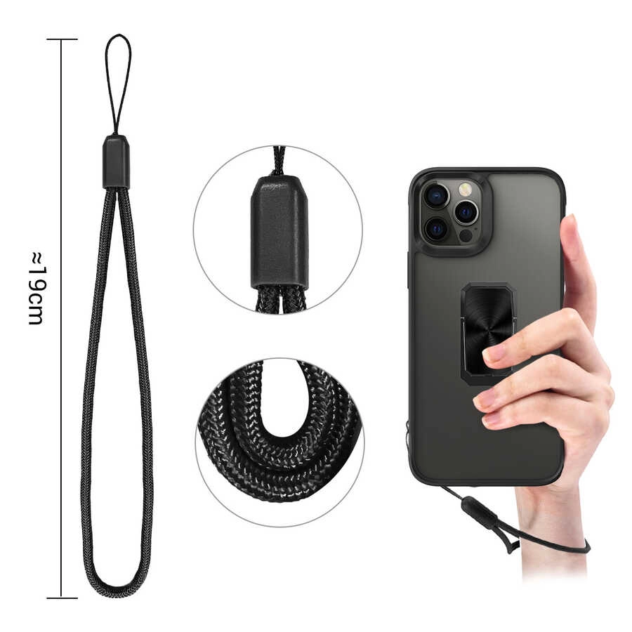 iPhone Uyumlu 12 Pro Kılıf Zore V-Bax Kapak