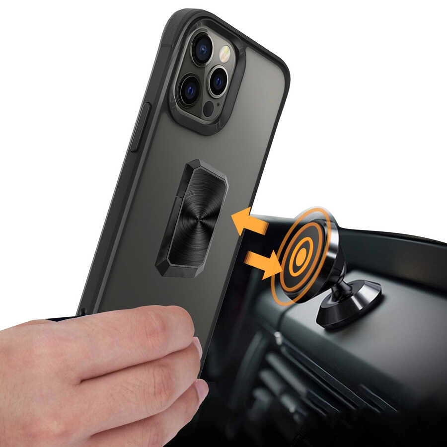 iPhone Uyumlu 12 Pro Max Kılıf Zore V-Bax Kapak