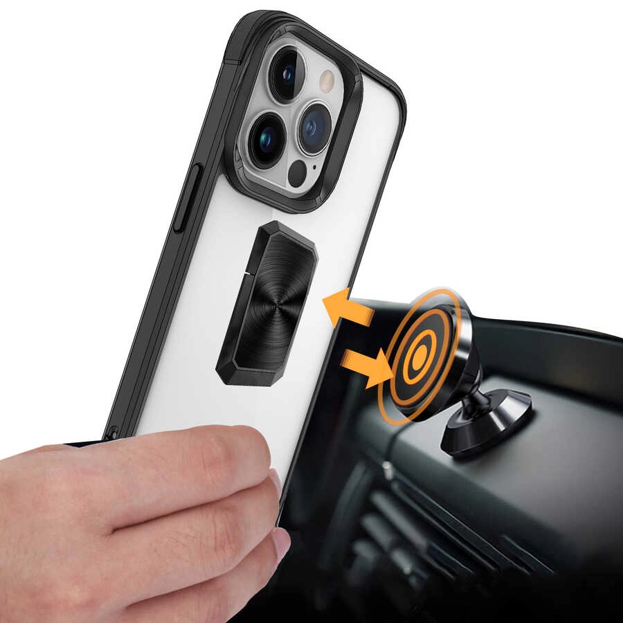 iPhone Uyumlu 13 Pro Max Kılıf Zore V-Bax Kapak