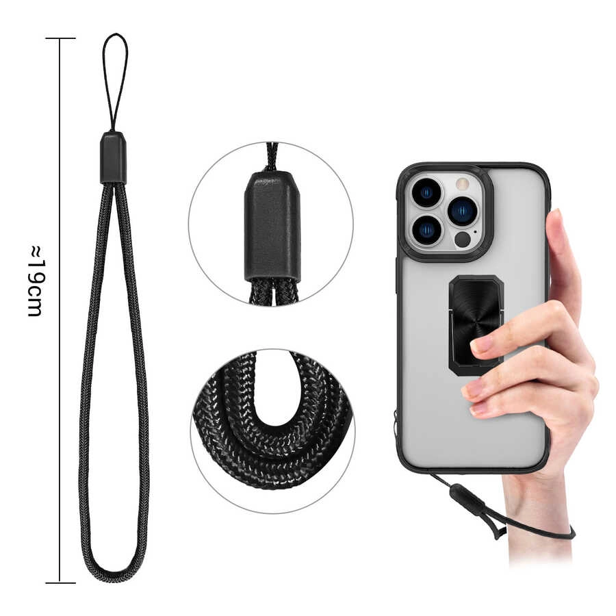 iPhone Uyumlu 13 Pro Max Kılıf Zore V-Bax Kapak