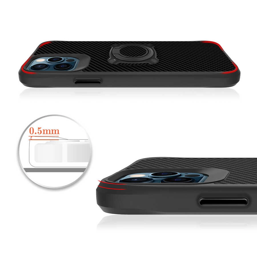 iPhone Uyumlu 12 Pro Max Kılıf Zore Timo Kapak