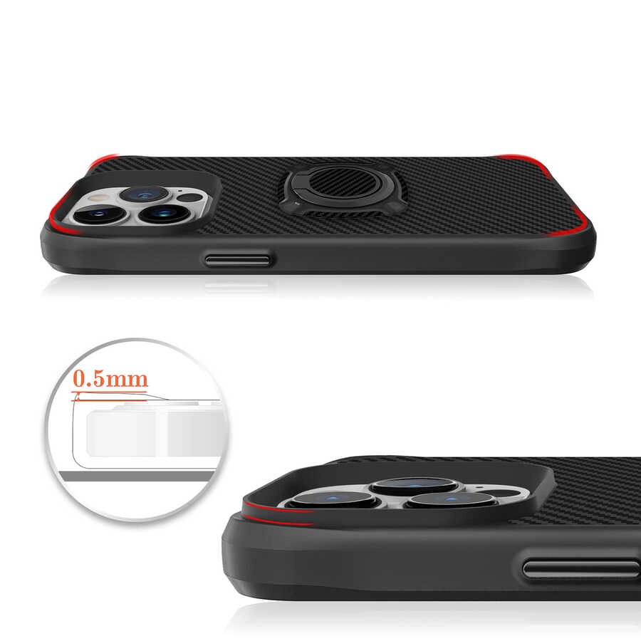 iPhone Uyumlu 13 Pro Max Kılıf Zore Timo Kapak