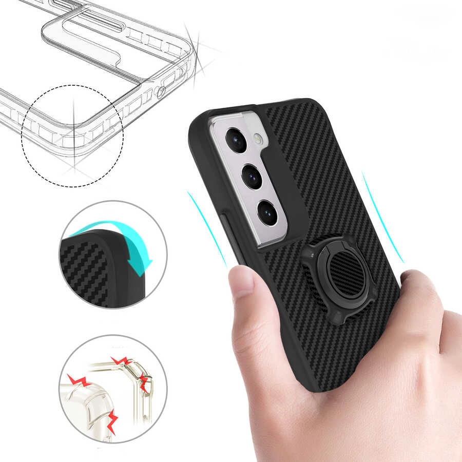 Galaxy Uyumlu S22 Plus Kılıf Zore Timo Kapak