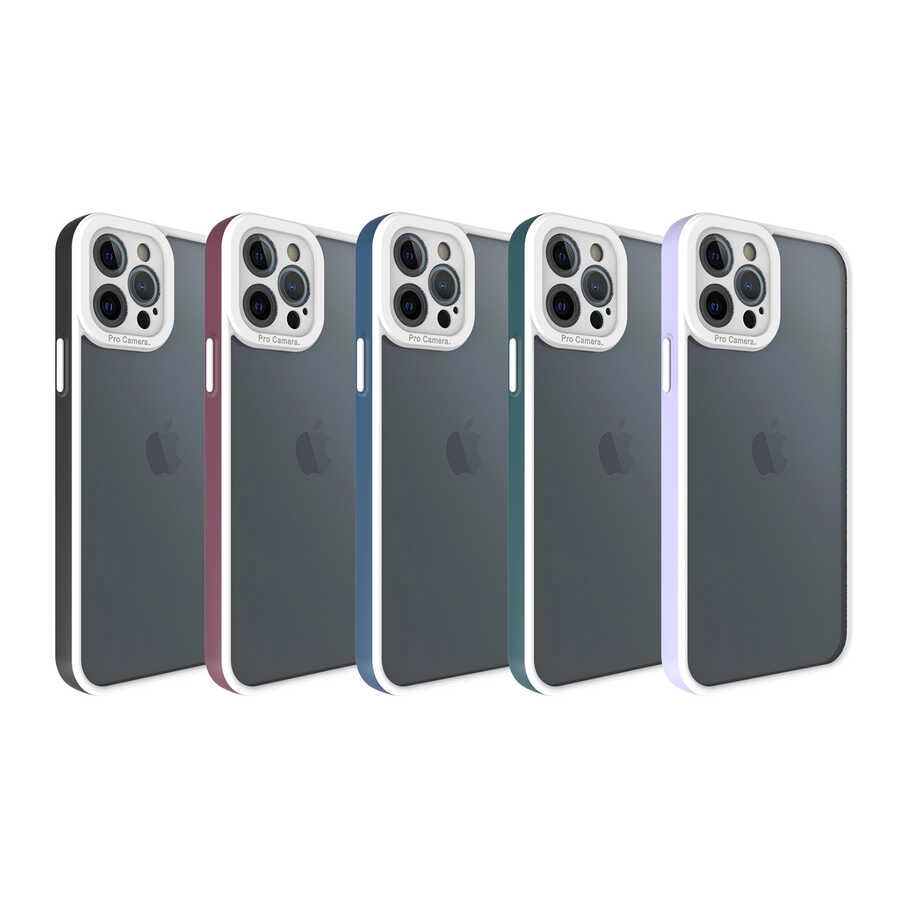 iPhone Uyumlu 12 Pro Max Kılıf Zore Mima Kapak
