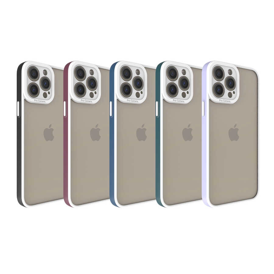 iPhone Uyumlu 13 Pro Max Kılıf Zore Mima Kapak