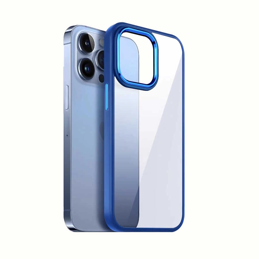 iPhone Uyumlu 13 Kılıf Zore Krom Kapak