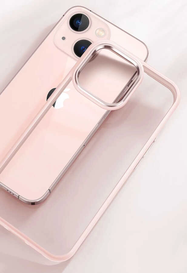 iPhone Uyumlu 13 Kılıf Zore Krom Kapak