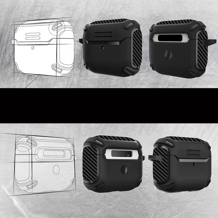 Airpods Uyumlu 3. Nesil Kılıf Zore Airbag 26 Silikon