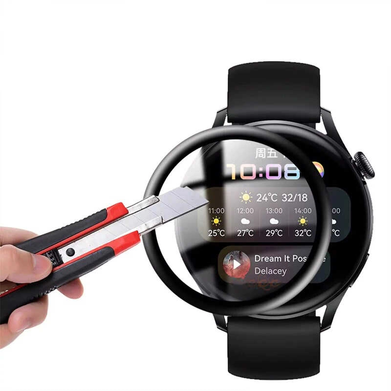 Huawei Uyumlu Watch 3 Zore PMMA Pet Saat Ekran Koruyucu
