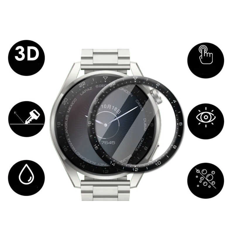 Huawei Uyumlu Watch 3 Pro Zore PMMA Pet Saat Ekran Koruyucu