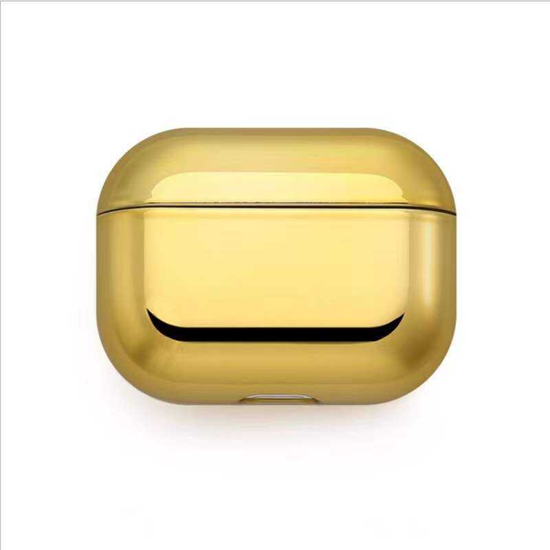 Airpods Uyumlu 3. Nesil Kılıf Zore Airbag 08 Silikon-Gold