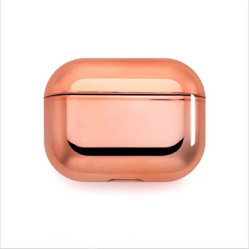 Airpods Uyumlu 3. Nesil Kılıf Zore Airbag 08 Silikon-Rose gold