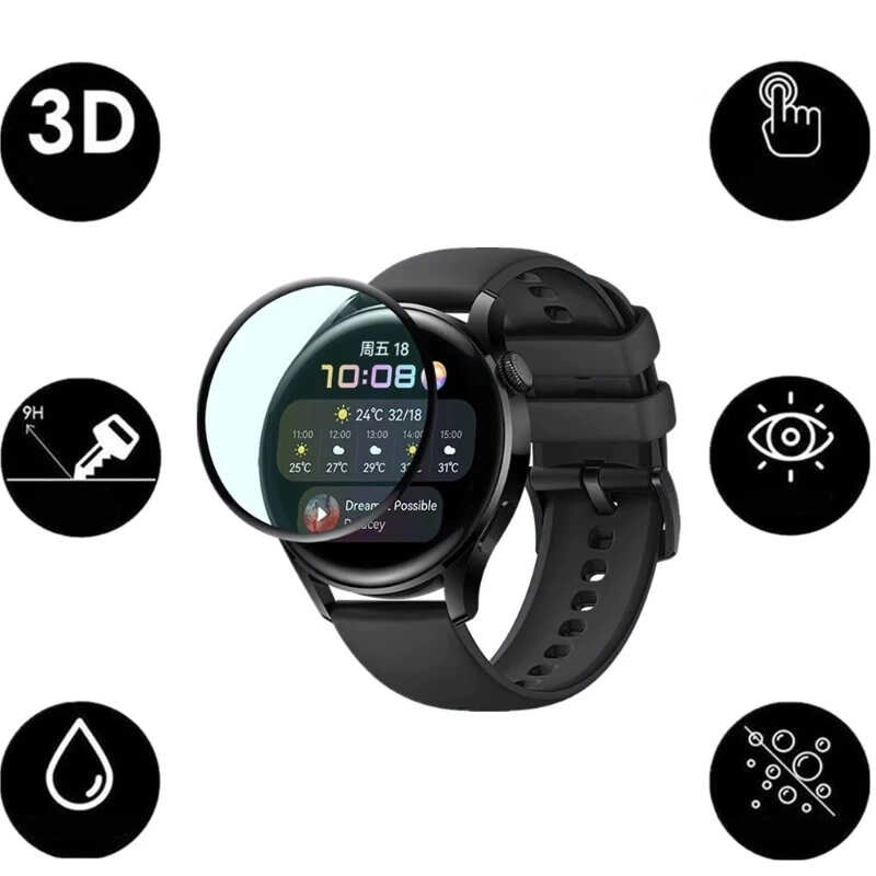 Huawei Uyumlu Watch GT 3 42mm Zore PMMA Pet Saat Ekran Koruyucu