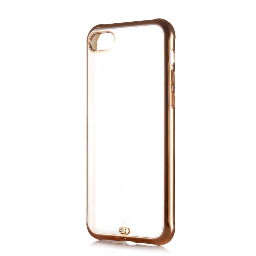 iPhone Uyumlu SE 2022 Kılıf Zore Voit Kapak-Gold