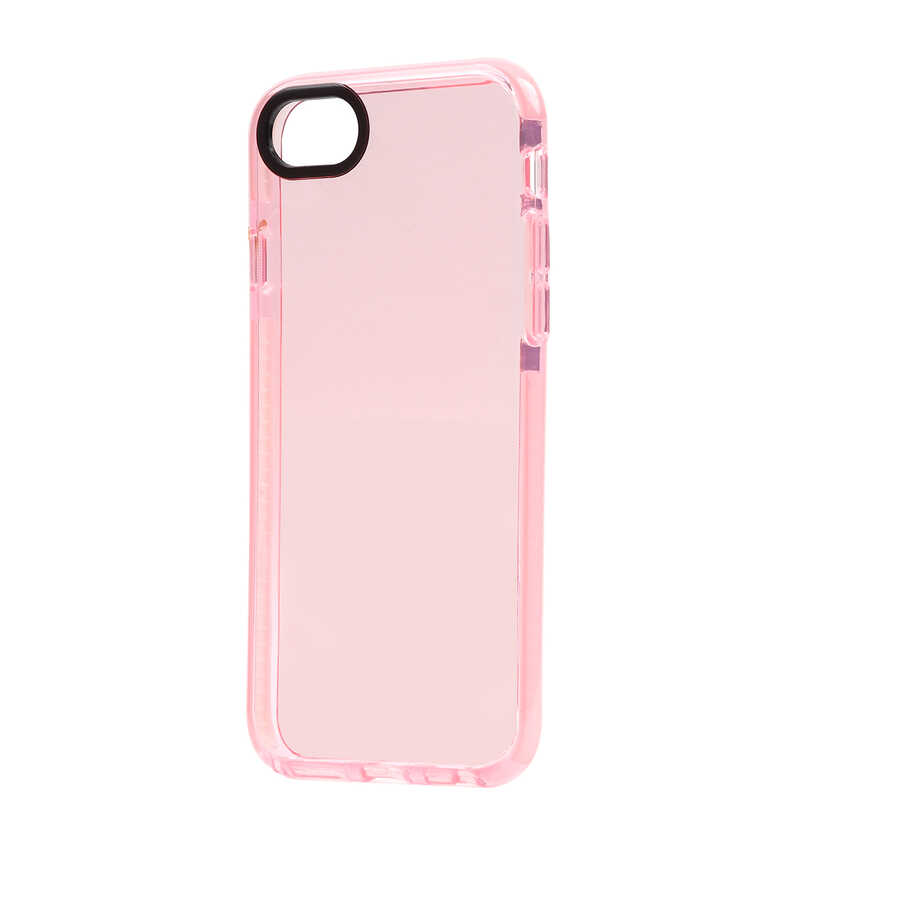 iPhone Uyumlu SE 2022 Kılıf Zore Punto Kapak-Pembe
