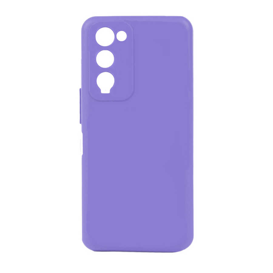Tecno Camon 18 Kılıf Zore Biye Silikon-Lila