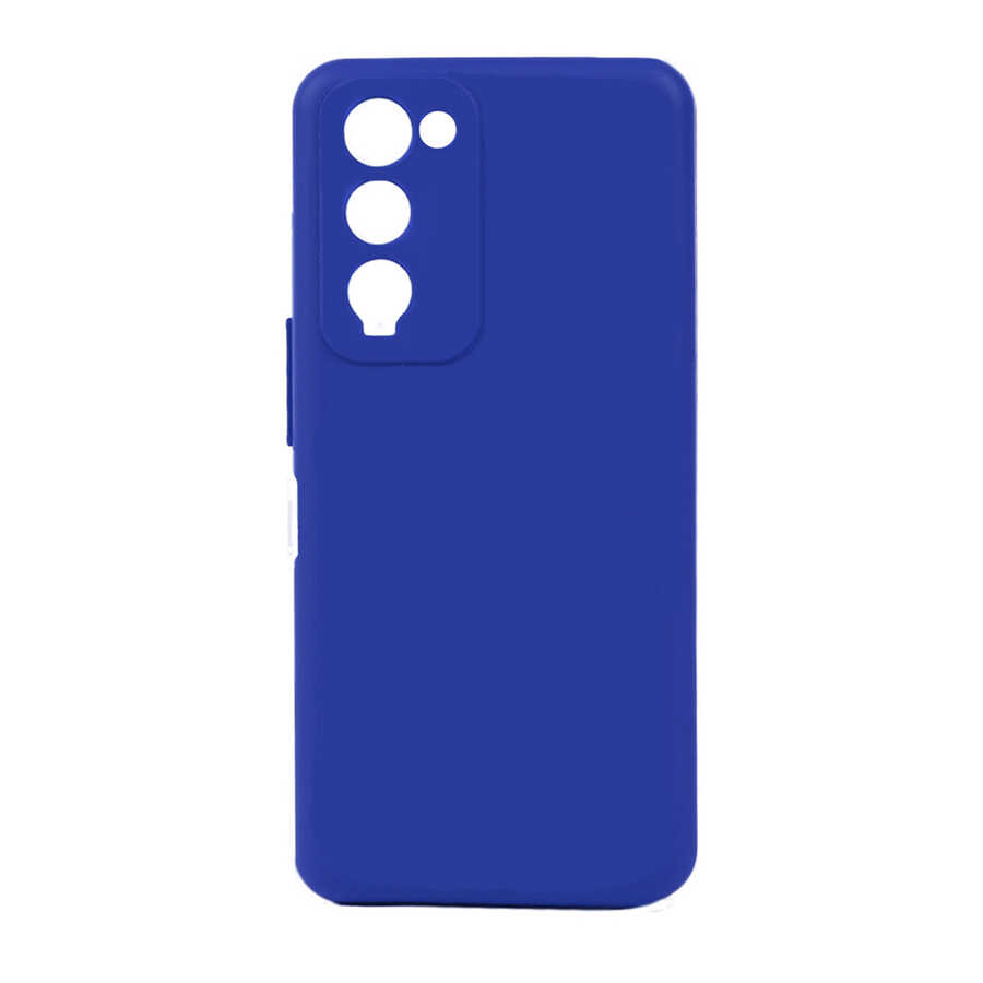 Tecno Camon 18 Kılıf Zore Biye Silikon-Mavi