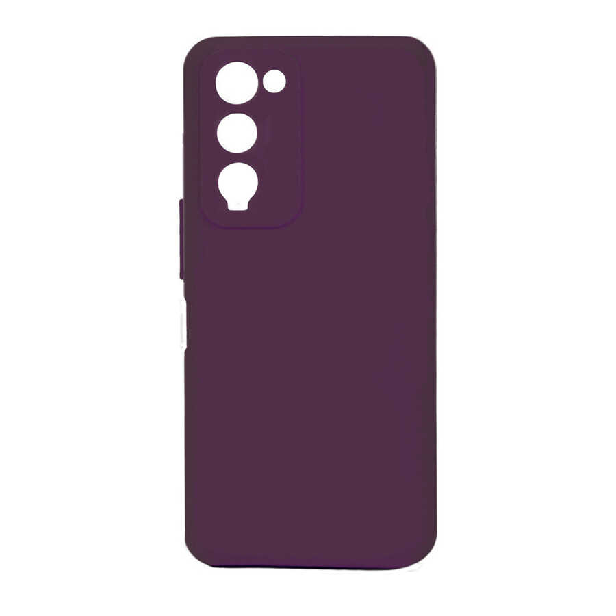 Tecno Camon 18 Kılıf Zore Biye Silikon-Mor