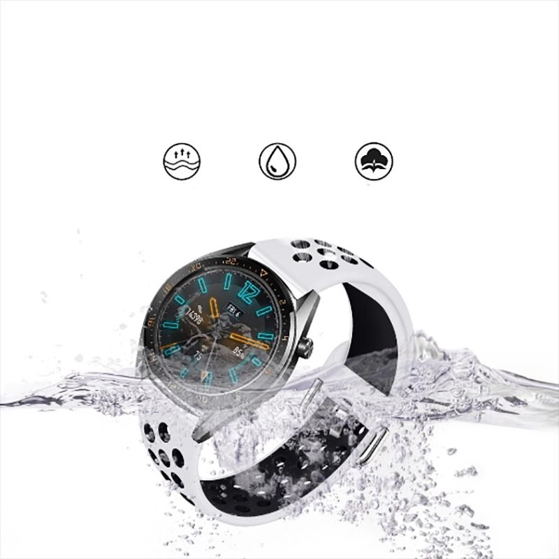 Huawei Uyumlu Watch GT 3 46mm KRD-10 Silikon Kordon