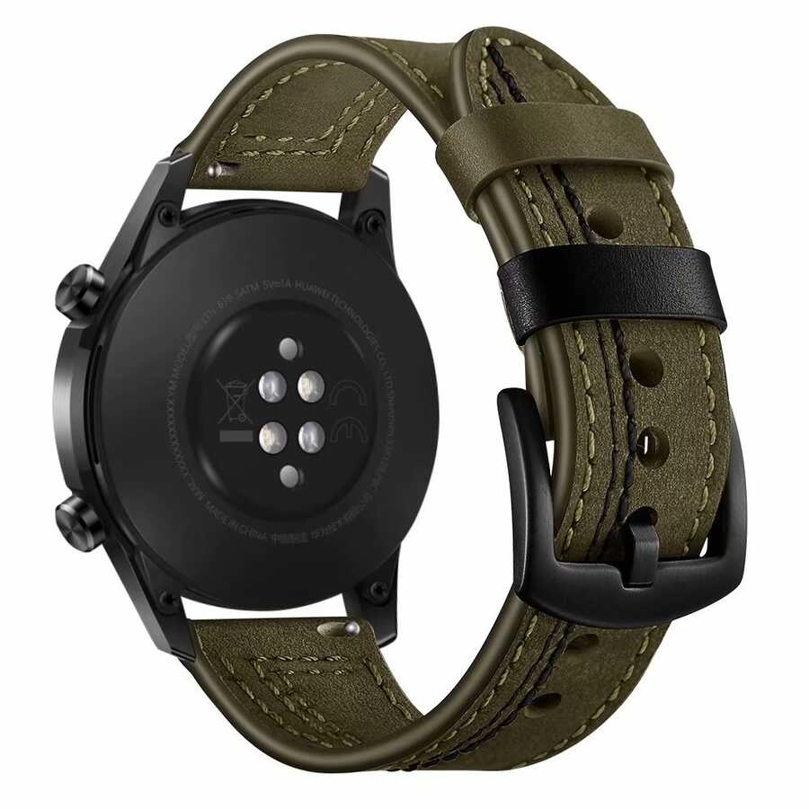 Huawei Uyumlu Watch GT 3 42mm KRD-19 Deri Kordon