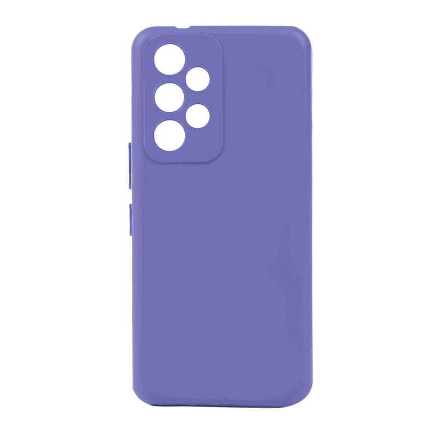 Galaxy Uyumlu A33 5G Kılıf Zore Biye Silikon-Lila