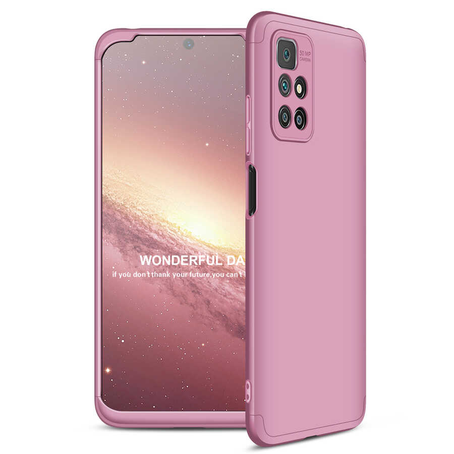 Xiaomi Uyumlu  Redmi 10 Kılıf Zore Ays Kapak-Rose gold