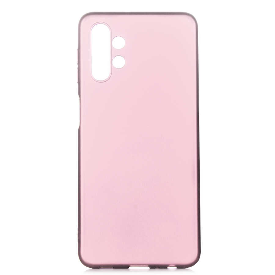 Galaxy Uyumlu A13 4G Kılıf Zore Premier Silikon Kapak-Rose gold