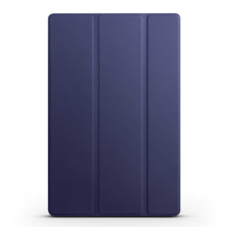 Galaxy Uyumlu Tab A8 10.5 SM-X200 (2021) Zore Smart Kapak Standlı 1-1 Kılıf-Lacivert