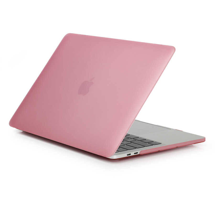 Macbook Uyumlu 13.3’ Pro 2020 Zore MSoft Mat Kapak-Pembe