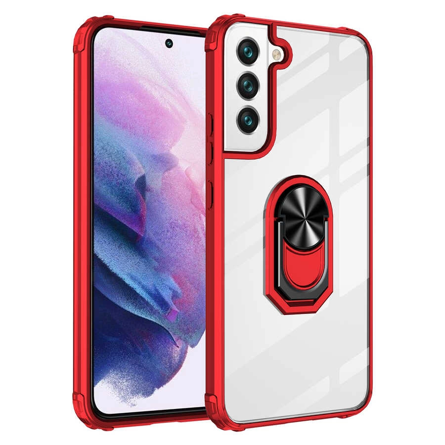 Galaxy Uyumlu S22 Plus Kılıf Zore Mola Kapak-Kırmızı