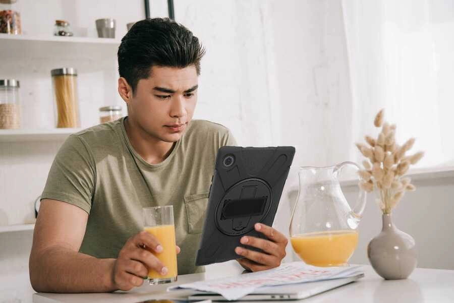 Galaxy Uyumlu Tab A8 10.5 SM-X200 (2021) Zore Defender Tablet Silikon