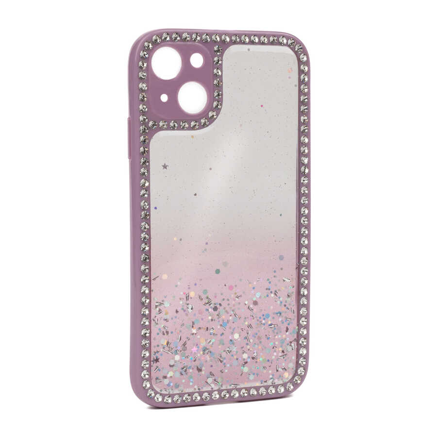 iPhone Uyumlu 13 Kılıf Zore Fensi Kapak-Rose gold