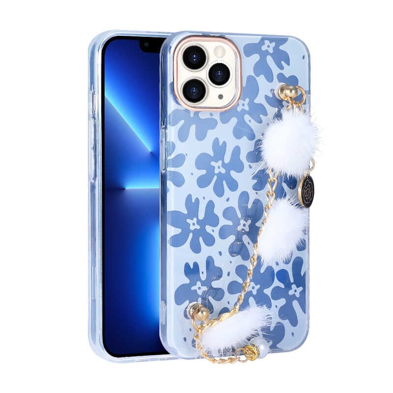 iPhone Uyumlu 12 Pro Max Kılıf Zore Kaos Kapak-Beyaz