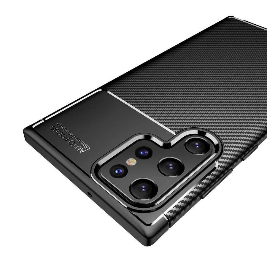 Galaxy Uyumlu S22 Ultra Kılıf Zore Negro Silikon Kapak