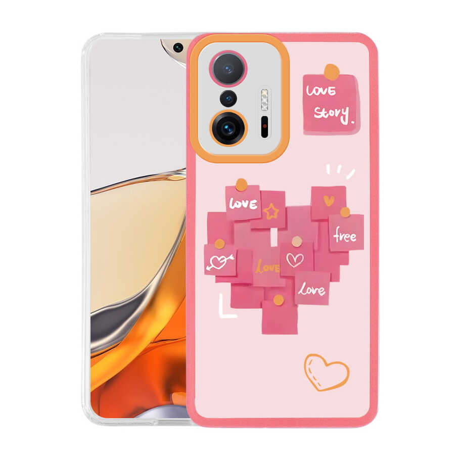 Xiaomi Uyumlu  Mi 11T 5G Kılıf Zore M-Fit Desenli Kapak