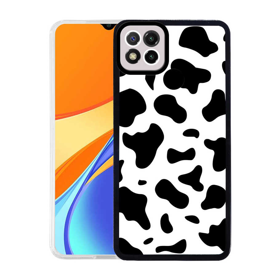 Xiaomi Uyumlu  Redmi 9C Kılıf Zore M-Fit Desenli Kapak-Cow no1