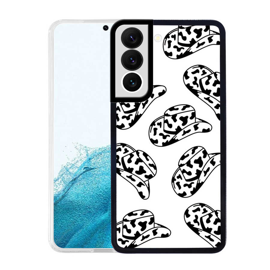 Galaxy Uyumlu S22 Plus Kılıf Zore M-Fit Desenli Kapak-Hat no5