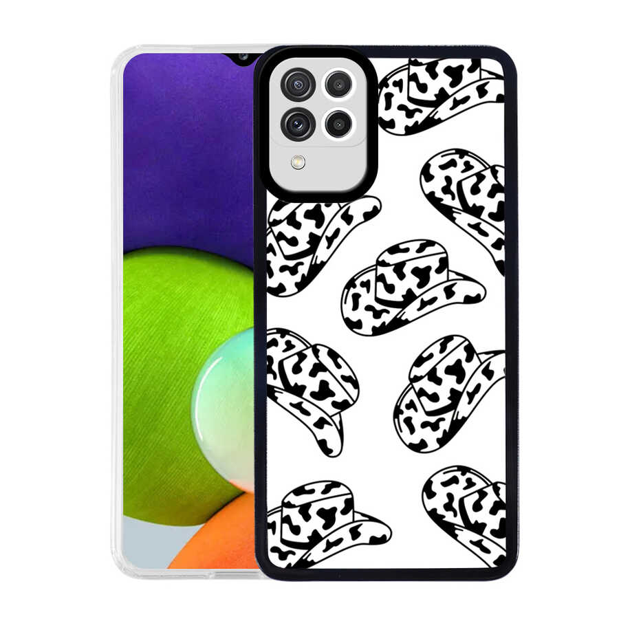 Galaxy Uyumlu M22 Kılıf Zore M-Fit Desenli Kapak-Hat no5