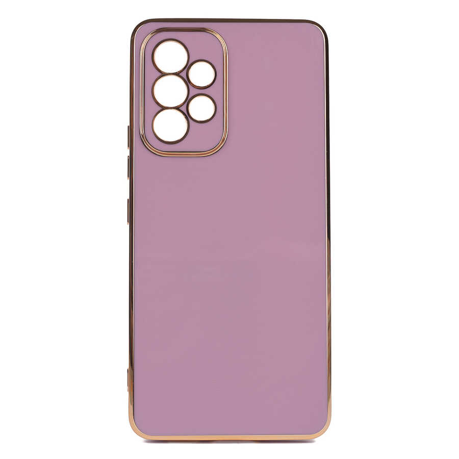 Galaxy Uyumlu A53 5G Kılıf Zore Bark Kapak-Mor