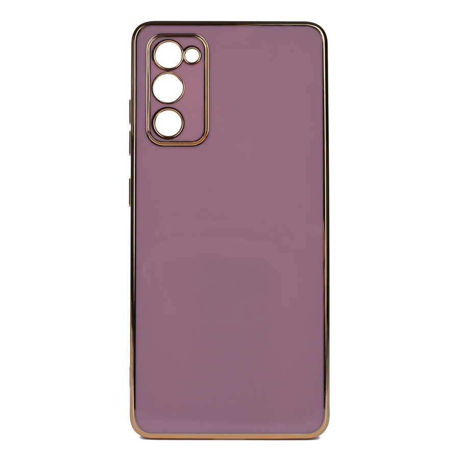 Galaxy Uyumlu S20 FE Kılıf Zore Bark Kapak-Mor
