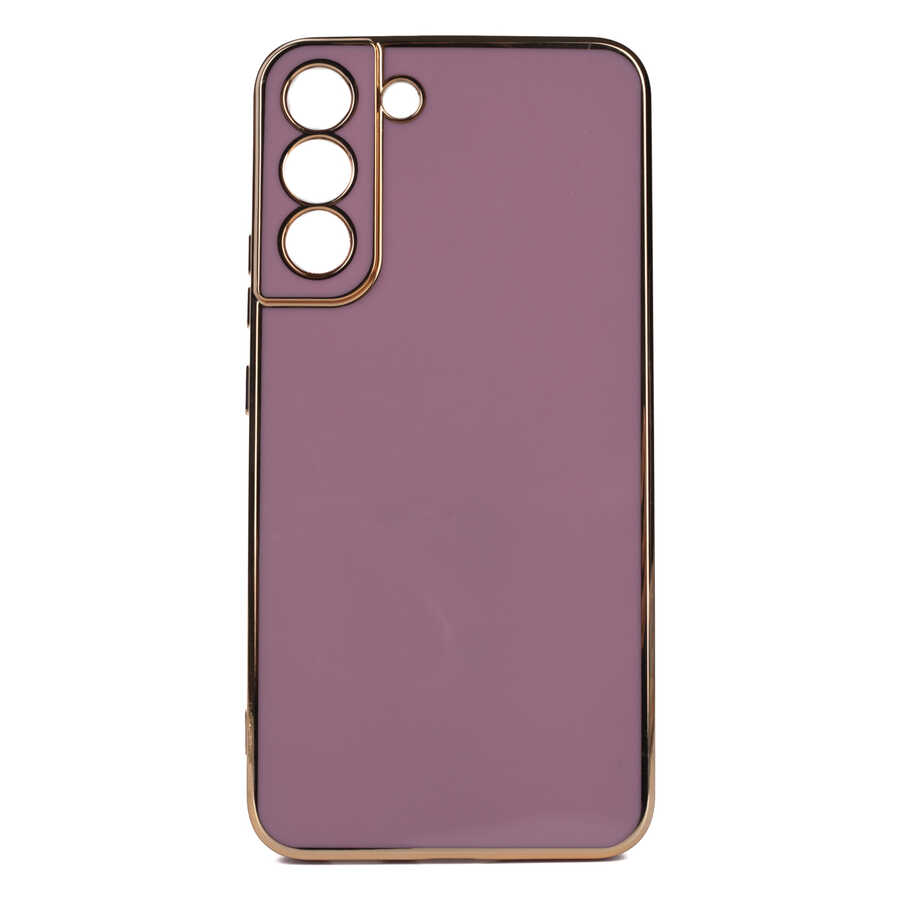 Galaxy Uyumlu S22 Plus Kılıf Zore Bark Kapak-Mor