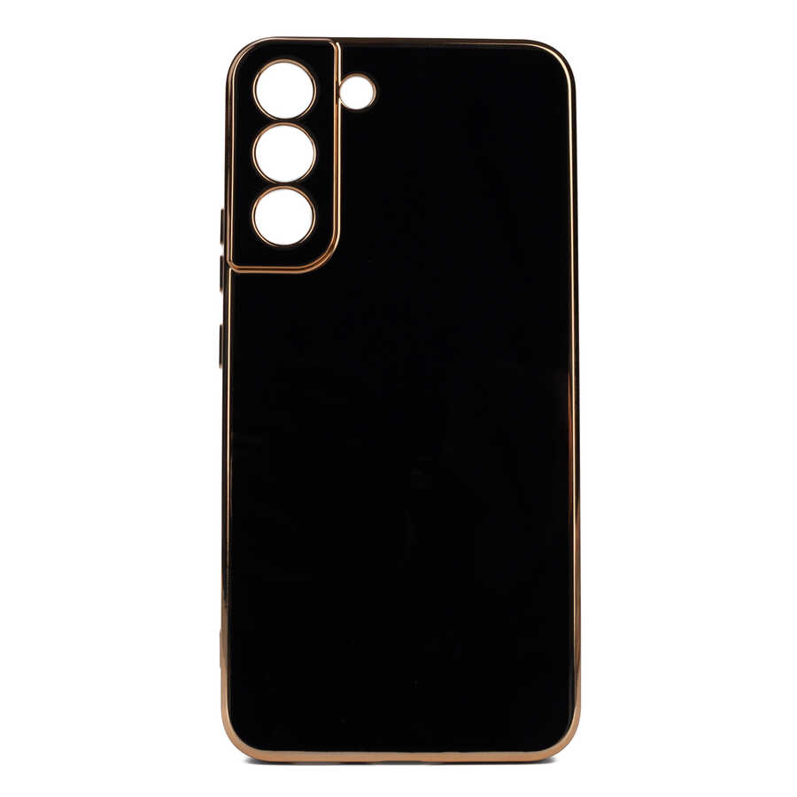 Galaxy Uyumlu S22 Plus Kılıf Zore Bark Kapak-Siyah