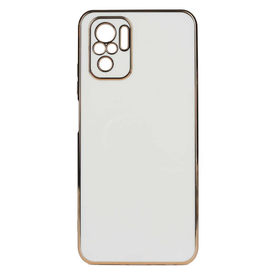 Xiaomi Uyumlu  Redmi Note 10S Kılıf Zore Bark Kapak-Beyaz