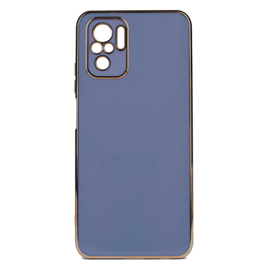 Xiaomi Uyumlu  Redmi Note 10S Kılıf Zore Bark Kapak-Mavi açık