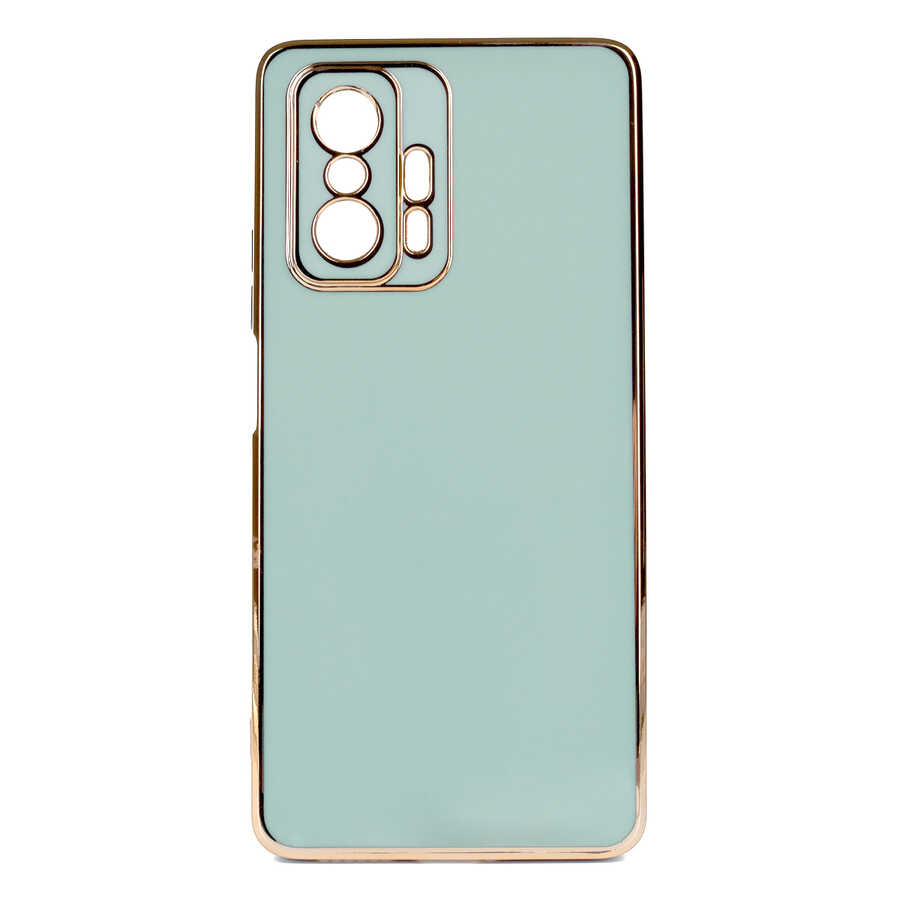 Xiaomi Uyumlu  Mi 11T Pro 5G Kılıf Zore Bark Kapak-Açık yeşil